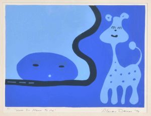 1974 What It Means To Me Silk Screen Print On Paper