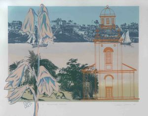 1989 Hawkesbury Harmony Silk Screen On Rag Paper