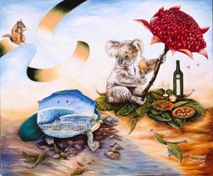 1996 - Phils Picnic 76cm X 91cm - 2ft 6ins X 3ft NSW Australia 1240x900