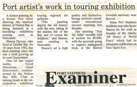 2001 - 5 May 3 - Port Stephens Examiner 1240x900